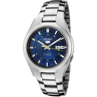Seiko Montre automatique SNK615K1, modèle pour homme, boîtier argenté
