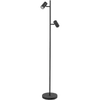 Highlight Lampadaire Burgos 2 lumières noir