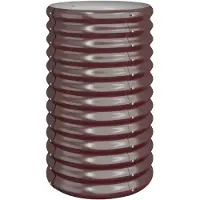 vidaXL Jardinière de jardin Acier galvanisé 40x40x68 cm Marron