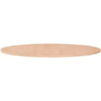 vidaXL Dessus de table rond Ø90x1,5 cm Bois de chêne massif non traité