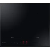 Samsung NZ64B5066KK, Noir, Encastrable, 60 cm, Plaque de cuisson à induction avec zones, vitrocéramique, 4 zones/zones