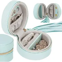 Springos Boîte à Bijoux,Rangement Bijoux De Voyage pour Femme Organisateur De Bijoux Filles 5 x 8 cm