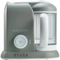 Beaba Babycook Solo Gris 1,1L Robot Culinaire 4-en-1