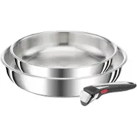 Tefal L9759002 INGENIO Set de poêles à frire 3 pièces 24/28 cm+manivelle