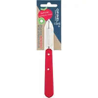 Opinel No 115 Éplucheur à légumes, Économe, Rouge