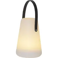 Star Trading Lampe d'extérieur LED Dekoleuchte/Laterne LINTERNA - LED blanc chaud - H : 20 cm - Fonctionne sur piles - Minuterie - Pour l'extérieur