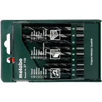 Metabo 627179000 Ensemble De Forage 9 Dans Le Bois / Métal / Pierre En Cassette - 5-8 Mm