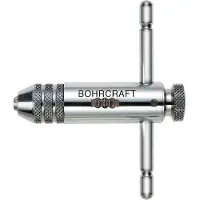 Bohrcraft Porte-outils à deux mâchoires avec cliquet Gr.2 court Longueur 100 mm