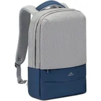 Rivacase 7562 gris/bleu foncé anti-theft Laptop backpack 15.6 (15.60", Universel), Sac pour notebook, Gris