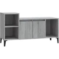 vidaXL Armoire TV Gris Sonoma 100x35x55 cm Bois composite