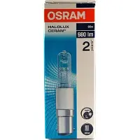 Osram Halolux Ceram B15d 60 watts, transparente, 86 mm, 64406 64469 -