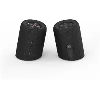 Hama 188220 Twin 2.0 schwarz Mobiler Bluetooth-Lautsprecher