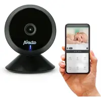 Alecto SMARTBABY5BK - Écoute-bébé sans fil avec caméra - Noir