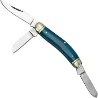 Cold Steel Gentleman's Stockman FL-GSTKM-B, Blue Bone, couteau de poche
