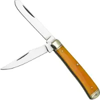 Cold Steel Trapper FL-TRPR-Y, Yellow Bone, couteau de poche