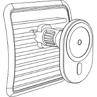 Hama MagCharge Car FC15 noir voiture