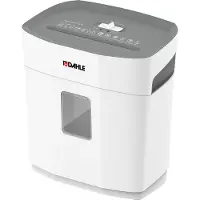 Dahle Destructeur de documents PaperSAFE 100, coupe croisée 5 x 18 mm, P-4, 12 l, capacité de coupe 5 feuilles, gris