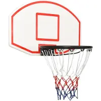 vidaXL Panier de basket blanc 71x45x2 cm polyéthylène
