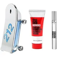 Carolina Herrera Coffret cadeau 212 Men Heroes EDT 90 ml, gel douche 100 ml et miniature EDT 10 ml - 90 ml