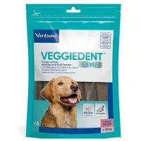 Virbac VeggieDent L - 15 lamelles dentaires pour chien 30+ kg