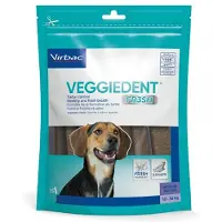 Virbac Veggiedent M - 15 lamelles dentaires pour chien 10-30 kg