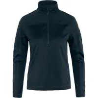 Fjällräven Abisko Lite Half Zip Fleece Bleu S Femme