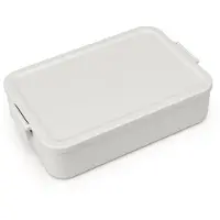 Brabantia Boîte à lunch Make & Take 25.5 x 16.7 x 6 cm, Gris clair, Lunch box, Gris