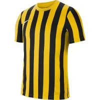 Nike Maillot de football Dri-FIT Division 4 à manches courtes, avec rayures, pour enfants plus grands