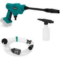 Vonroc Nettoyeur à pression sans fil 20V – 24 bars | Accessoires incl. - Sans batterie, ni chargeur rapide