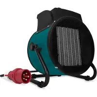 Vonroc Radiateur électrique soufflant - 3300W/5000W – céramique | triphasé 400V