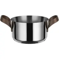 Alessi Edo, Poêle + casserole, Argent