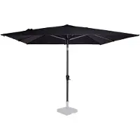 Vonroc Parasol Rosolina 2,8x2,8m – Parasol inclinable carré | Anthracite/noir