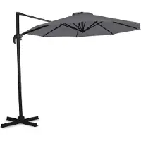 Vonroc Parasol cantilever Bardolino 300cm - Premium parasol | Gris