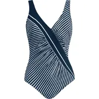 Sunmarin Maillot de bain bleu marine / blanc