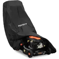 FUXTEC - Housse de protection pour tondeuse à gazon en noir