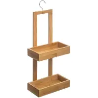 5 Five Serviteur de douche en bambou Natureo - L. 26 x H. 61 cm - Marron