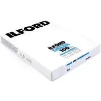 Ilford Delta 100 4x5 pouces/25, Film analogique, Noir