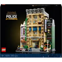 LEGO 10278 Icons Poste de police, grand jeu de construction pour adultes, construction avec des modules
