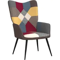vidaXL Chaise De Relaxation Patchwork Tissu