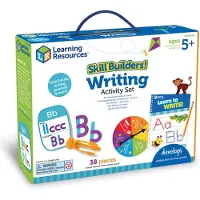 Learning Resources - Kit Skill Builders Activités Pratiques Préhension Du Crayon Formation Traçage Des Lettres Écritures Partir De 5 Ans 38 Pi Ces Lsp1247-Uk Multicolore