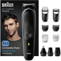 Braun Barbe Rasage Tondeuse Series 5 MGK5445 10in1 Kit Technologie de coupe Ultimate