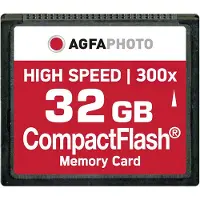 Agfa Compact Flash 32gb High Speed 300x Mlc Memory Card Noir