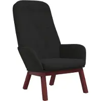 vidaXL Chaise de relaxation Noir Velours