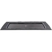 Exit Dynamic Trampoline Sportive 275x458cm – Au niveau du sol – Trampoline Enterrée – Rectangulaire – Noir