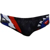 Turbo France Coq Swimming Brief Noir S Homme