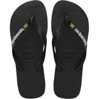 Havaianas Brasil Logo Flip Flops Noir EU 35-36