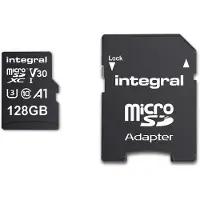 Nedis Carte mémoire | microSDXC | 128 GB | Vitesse d'écriture : 90 MB/s | Vitesse de lecture : 45 Mo/s | UHS-I | Adaptateur SD inclus