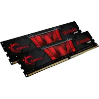 G.Skill GSKILL - Mémoire PC RAM - Aegis - 16 Go (2X8Go) - 2666 Mhz - DDR4 - CAS 19 (F4-2666C19D-16GIS)