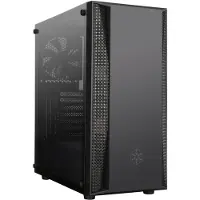 Silverstone FARA B1, PC, Noir, ATX, Micro ATX, Mini-ITX, Plastique, Acier, Verre trempé, 16,5 cm, 32,2 cm