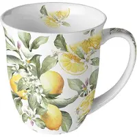 Ambiente Tasse En Porcelaine Fine Citrons